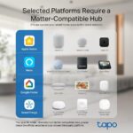 TP-Link Tapo Matter Supported Smart Plug Mini, Compact Design, 15A/1800W Max, Super Easy Setup, Works with Apple Home, Alexa & Google Home, UL Certified, 2.4G Wi-Fi Only, White, Tapo P125M(3-Pack) - Image 11