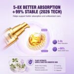Retinol Peptides Serum for Face: Anti Aging Collagen NAD+ Hydration Serum for Wrinkles Fine Lines, Firming Face Neck Skin for Women Men Day Night - Image 7