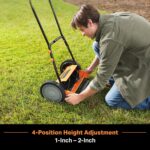 LawnMaster LMRM1401 Push Reel Lawn Mower 14-Inch 5-Blade - Image 5