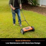 LawnMaster LMRM1401 Push Reel Lawn Mower 14-Inch 5-Blade - Image 6