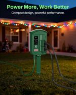 BN-LINK Outdoor Power Stake with Dusk to Dawn Timer, Waterproof 6 Grounded Outlets, 6FT Cord, 100FT Remote Control, Heavy Duty Outdoor Plug for Christmas Lights, Yard, Garden, ETL Listed - Image 7