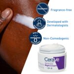 CeraVe Skin Renewing Night Cream, Peptide Complex, Hyaluronic Acid & Ceramide Moisturizer for Face, 1.7 Ounce - Image 3