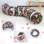 Glittme Cat Tunnel, Cat Tunnels for Indoor Cats, S-Shape Cats Cave with Cat Toys, Foldable Cat Tubes and Tunnels for Cats, Rabbit, Puppy, Guinea Pig - Image 6
