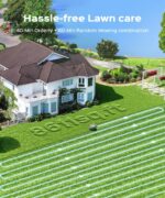 YARDCARE 2026 New M800Plus Robot Lawn Mower, GPS & 3D Vision, with 32.8 ft Magnetic Stripe, Obstacle Avoidance, Auto-Charging, APP Control, Bow-Shaped Mowing for Lawns up to 8611 sq.ft (Grey) - Image 7