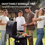 MASTER COOK 3 Burner BBQ Propane Gas Grill, 472 Sq. In. Cooking Area, 30,000 BTU Stainless Steel Barbecue Grill with Two Foldable Shelves for Outdoor Patio, Backyard - Image 8