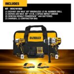 DEWALT 20V MAX XR 3-Speed Hammer Drill and Impact Combo Kit with XR POWERPACK Batteries (DCK2101QQ2) - Image 3