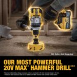 DEWALT 20V MAX XR 3-Speed Hammer Drill and Impact Combo Kit with XR POWERPACK Batteries (DCK2101QQ2) - Image 6