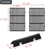 Spirit Grill Replacement Parts 7638 Grates 7636 Flavorizer Bars for Weber Spirit and Spirit II 300 Series Grills with Front Mount Controls E-310 E320 E330 S310 S320 S330 SP310 SP320 SP330 II E-310 - Image 4