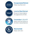 CeraVe Resurfacing Retinol Serum For Post Acne Marks, Formulated With Licorice Root Extract & Niacinamide, Brightening Serum & Pore Minimizer For Face, Post Acne Skin Barrier Repair, Non-Comedogenic - Image 5