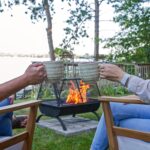 Sunnydaze 36-Inch Northland Steel Outdoor Fire Pit with Grill - Outdoor Fireplace with Cooking Grate, Spark Screen, Cover, and Poker - Image 10