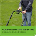 Greenworks 80V 25" Brushless Cordless (Self-Propelled) Dual Blade Lawn Mower (LED Headlight + Aluminum Handles), 4.0Ah Battery and Rapid Charger Included - Image 6