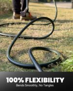 RAINPOINT Garden Hose 25ft x 5/8", Water Hose Heavy Duty, Flexible, Lightweight Durable Hybrid Hose with Swivel Handle for Yard, Car Wash, Pets, No Kink, Male to Female Fittings - Image 5