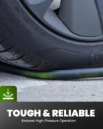 RAINPOINT Garden Hose 25ft x 5/8", Water Hose Heavy Duty, Flexible, Lightweight Durable Hybrid Hose with Swivel Handle for Yard, Car Wash, Pets, No Kink, Male to Female Fittings - Image 7