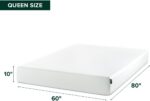 Zinus Green Tea Memory Foam Mattress 10 Inch, Pressure-Relieving Comfort & Full-Body Support, Naturally Fresh, Medium Firm Feel, CertiPUR-US & Oeko-TEX Certified Safe Materials, Queen - Image 3