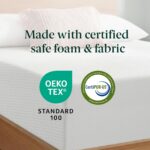Zinus Green Tea Memory Foam Mattress 10 Inch, Pressure-Relieving Comfort & Full-Body Support, Naturally Fresh, Medium Firm Feel, CertiPUR-US & Oeko-TEX Certified Safe Materials, Queen - Image 8