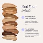 Westmore Beauty Body Coverage Perfector – Waterproof Leg & Body Makeup/Bronzer For Women - Best Tattoo Cover Up Makeup & Tattoo Concealer - 3.5 Oz Natural Radiance - Image 4