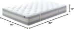 Zinus 12 Inch Comfort Support Hybrid Mattress [New Version], Queen, Fiberglass Free, Medium Plush, Motion Isolation, Certified Safe Foams & Fabric, Mattress in A Box - Image 3