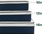 Zinus 12 Inch Comfort Support Hybrid Mattress [New Version], Queen, Fiberglass Free, Medium Plush, Motion Isolation, Certified Safe Foams & Fabric, Mattress in A Box - Image 9