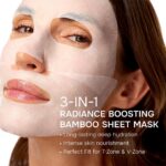 SimplyVital Collagen Facial Mask with Retinol & Hyaluronic Acid - Hydrating Face Masks Skincare - T Line & V Line Sheet Mask for Women Skin Care - Mascarillas Para la Cara - Cloth Face Masks - 7 Pack - Image 7
