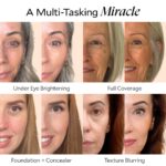 Fièra Luxury Concealer & Foundation with Anti-Aging Ingredients - Full Coverage for Dark Circles, Wrinkles, Fine Lines, and Spots, All-Day Wear For Mature Skin - Neutral Beige, 0.5 FL. OZ. / 15 ML - Image 5