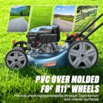 SENIX 21-Inch Gas Lawn Mower, 144cc 4-Cycle Engine, 2-in-1 Mulching & Side Discharge, 6-Position Height Adjustment, Push Walk-Behind Mower for Residential Yard & Garden - Image 9