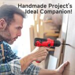 Tool Set - 8V Cordless Drill Set, 132 Piece Home Tool Set With Hand Drill, Tool Kit for Women & Men, Perfect for Homeowner, Diyer, Handyman - Image 4