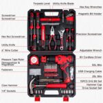 Tool Set - 8V Cordless Drill Set, 132 Piece Home Tool Set With Hand Drill, Tool Kit for Women & Men, Perfect for Homeowner, Diyer, Handyman - Image 7