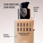 Bobbi Brown Weightless Skin Foundation SPF 15 | Oil-Controlling Liquid Foundation with 24-Hour Hydration | Medium Coverage Natural Matte Finish for All Skin Types - Image 5