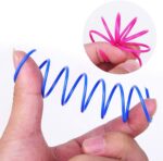 Andiker Cat Spring Toy, 12 Pc Colorful Cat Kicker Toys Interactive Cat Toys for Indoor Cats Swatting, Biting, Hunting to Kill Time and Keep Fit - Image 4