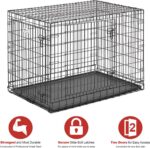 MidWest Homes for Pets Ultima Pro Heavy-Duty 42-Inch Dog Crate, Ultra-Strong Steel Double Door Pet Cage for Large Breeds, Accessories Included - Image 3
