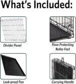 MidWest Homes for Pets Ultima Pro Heavy-Duty 42-Inch Dog Crate, Ultra-Strong Steel Double Door Pet Cage for Large Breeds, Accessories Included - Image 4