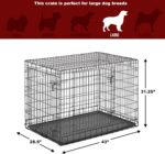 MidWest Homes for Pets Ultima Pro Heavy-Duty 42-Inch Dog Crate, Ultra-Strong Steel Double Door Pet Cage for Large Breeds, Accessories Included - Image 5
