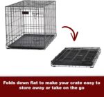 MidWest Homes for Pets Ultima Pro Heavy-Duty 42-Inch Dog Crate, Ultra-Strong Steel Double Door Pet Cage for Large Breeds, Accessories Included - Image 6