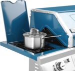 Royal Gourmet GA6402B 6 Burner Propane Gas Grill with Side Burner and Warming Rack, 74,000 BTUs, Cabinet Style Gas BBQ Grill for Barbecue Grilling & Backyard Cooking, Blue - Image 8