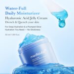 medicube Jelly Cream with Hyaluronic Acid | Daily Moisturizer for All Skin Types | Long-lasting Hydration with Hyaluronic Acid, Ceramides, Multi Peptides | Supports Skin's Natural Barrier | 1.69 fl.oz - Image 3