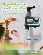 RAINPOINT Sprinkler Timer Outdoor, Water Timer for Garden Hose, Programmable Watering Irrigation Timer with Rain Delay/Manual(Plastic) - Image 3
