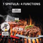 Kaluns Grilling Accessories, Dad Gifts for Fathers Day, Grilling Gifts, Heavy Duty Stainless Steel BBQ Tool Set for Outdoor Grill with Aluminum Case and Apron, Birthday Gifts for Men Women - Image 6