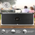 Kaluns Grilling Accessories, Dad Gifts for Fathers Day, Grilling Gifts, Heavy Duty Stainless Steel BBQ Tool Set for Outdoor Grill with Aluminum Case and Apron, Birthday Gifts for Men Women - Image 7