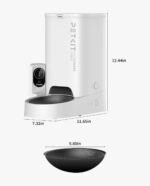 PETKIT Automatic Cat Feeder with Camera, 1080P HD Video with Night Vision, 2.4G WiFi Pet Feeder for Cat & Small Dog, 2-Way Audio & Meal Call Pet Food Dispenser with Desiccant Bag, Motion Capturing - Image 9