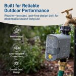 Orbit B-hyve Gen 2 Smart Hose Watering Timer with Wi-Fi Hub - Smart Hose Watering Timer - Wi-Fi System - App Controlled - Weatherproof AA Battery Powered - 90204 - Image 8