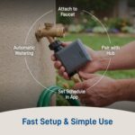 Orbit B-hyve Gen 2 Smart Hose Watering Timer with Wi-Fi Hub - Smart Hose Watering Timer - Wi-Fi System - App Controlled - Weatherproof AA Battery Powered - 90204 - Image 9