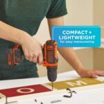 BLACK+DECKER 12V MAX Cordless Drill/Driver, Battery and Charger Included (BDCDD12C) - Image 5
