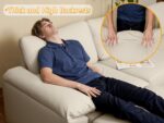 EASE MOOSE Oversized Modular Sectional Sofa,Leather Sectional Couch with Deep Seat,Extra Large U Shaped Couch,Faux Leather Material Sofa Modern Comfy Scratch Resistant,Beige - Image 7