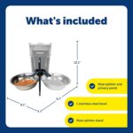 PetSafe 2-Pet Meal Splitter with Bowl - Designed for PetSafe Smart Feed and Healthy Pet Simply Feed Automatic Cat Feeder - No-Mess Food Dispensing - Includes Privacy Panel - Image 4