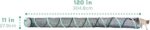 Kitty City Catio Outdoor 10' Cat Tunnel – 10‑Foot Cat‑Sized Play Tunnel, 11” Diameter, Modular Catio Connector for Cats & Small Pets - Image 5