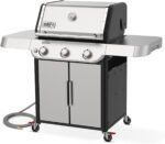 Weber Genesis S-315 Natural Gas Grill for Outdoor Cooking, Stainless Steel, 3 Burners – Stainless Steel Cooking Grates & PureBlu Burners - Image 3