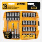 DEWALT Screwdriver Bit Set with Tough Case, 45-Piece (DW2166), Grey/Silver Screwdriving Set with Tough Case - Image 9