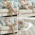 Signature Design by Ashley Monaghan Loveseat, 45" Deep Seat Lounge Couch, No Assembly Required, Textured Chenille Upholstery, Cozy 2 Seater Sofa for Living Room, Sandstone Beige, 74" W - Image 8
