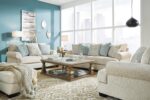 Signature Design by Ashley Monaghan Loveseat, 45" Deep Seat Lounge Couch, No Assembly Required, Textured Chenille Upholstery, Cozy 2 Seater Sofa for Living Room, Sandstone Beige, 74" W - Image 10