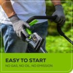 Greenworks 24V 13“ Brushless Cordless Lawn Mower with 4.0Ah Battery & Charger,Maintenance-Free Push Mower with 2-in-1 Mulch/Bag - Image 7